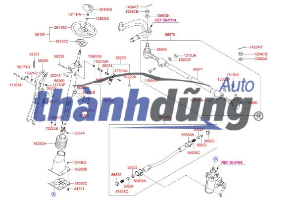 THANH BA DỌC HYUNDAI HD45 - Ảnh 4