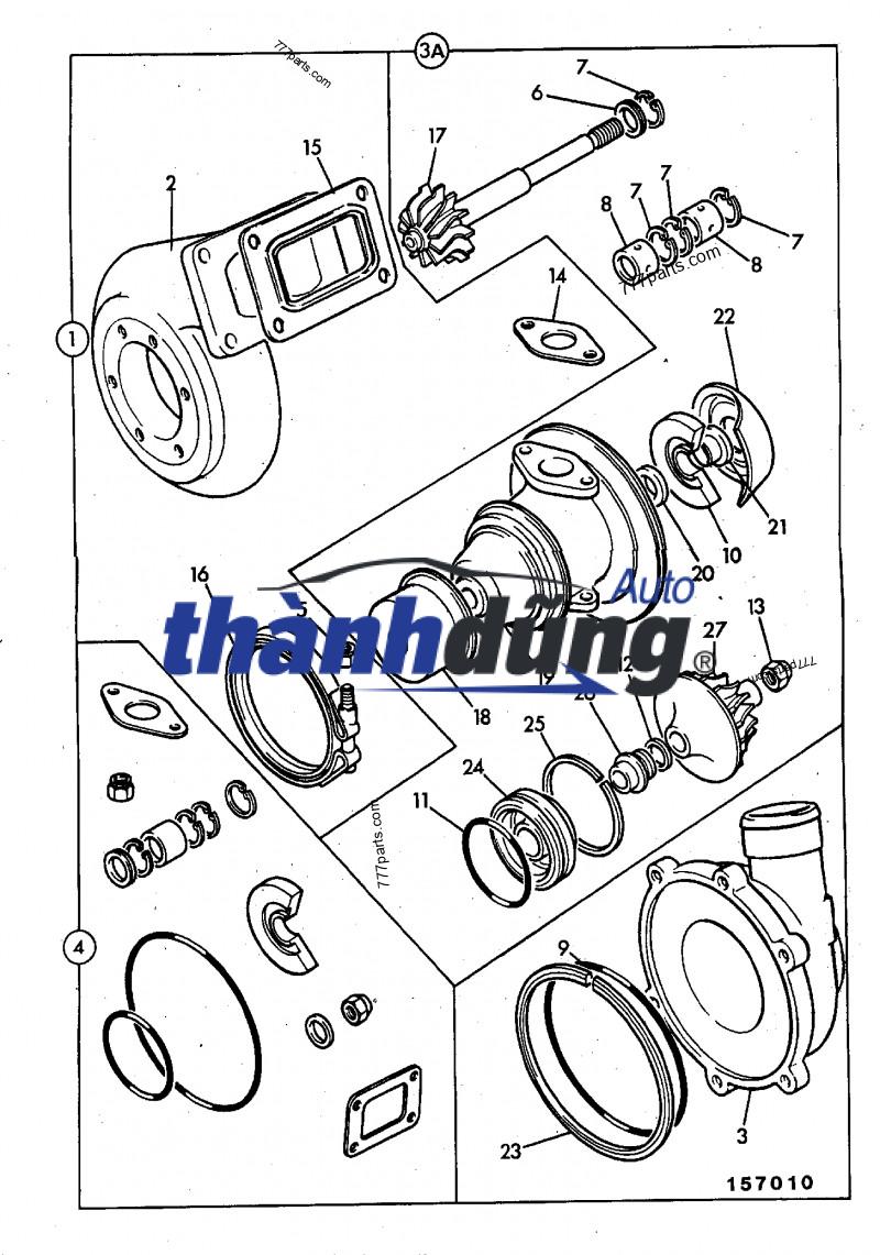 VAN ĐIỆN TURBO NISSAN NAVARA | 14956-AD20A - Ảnh 4