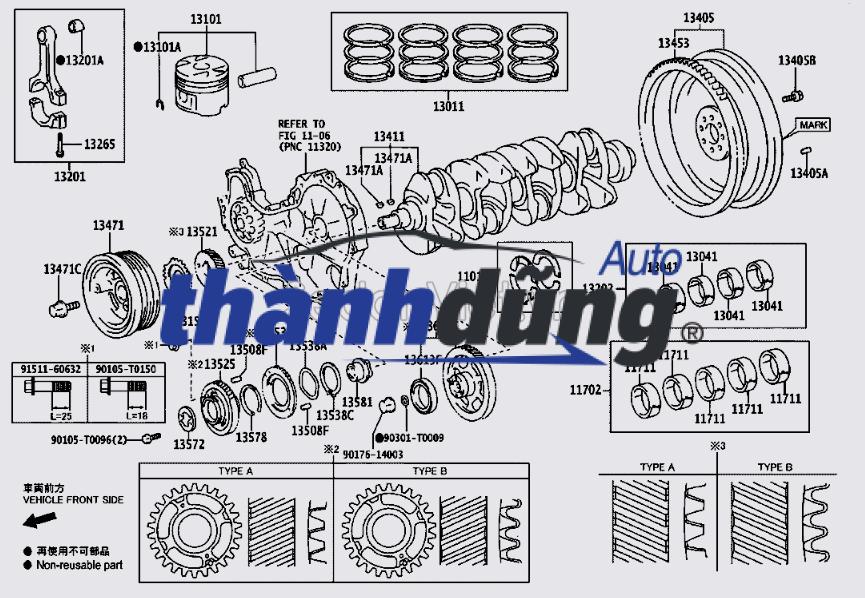 BẠC BALIE FORD EVEREST 2008 | WLY611SG0 - Ảnh 3