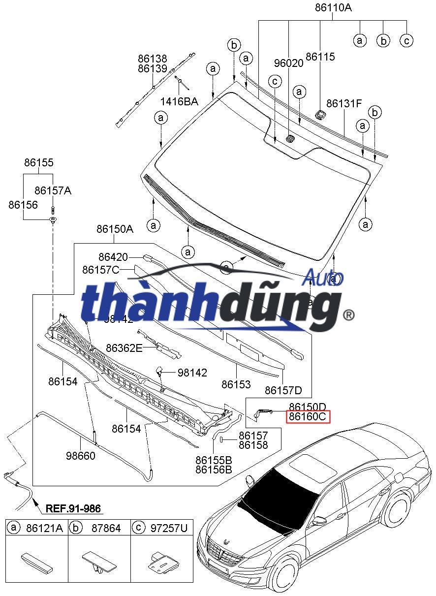 TẮM CHẮN NƯỚC CHÂN KÍNH KIA MORNING 2012 | 86150-1Y000 - Ảnh 3