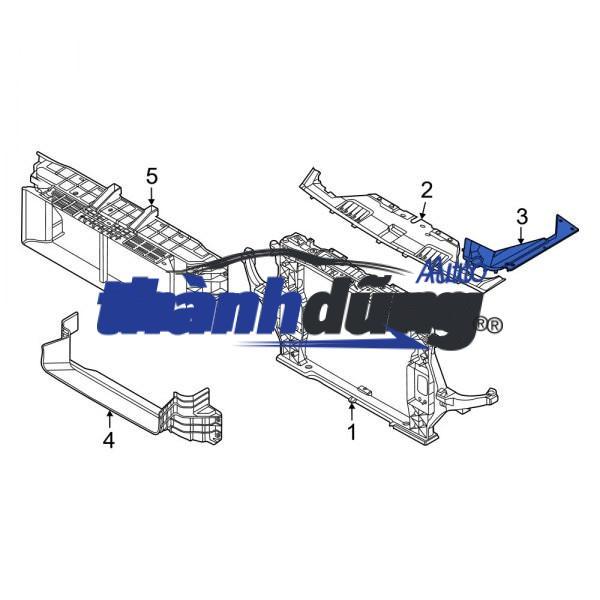XƯƠNG ĐỠ KÉT NƯỚC XE HONDA CRV 2014 | 60400T0NQ00ZZ - Ảnh 5