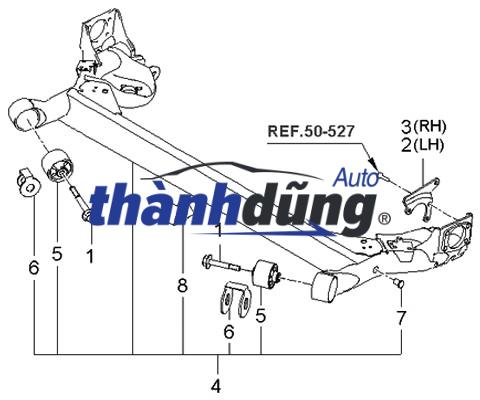 CAO SU CẦU SAU CHEVROLET CRUZE 2009 | 13313230 - Ảnh 5