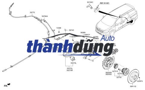 CAO SU NGÕNG MAY Ơ SAU HYUNDAI I30 2008-2012 | 551304D000 - Ảnh 3