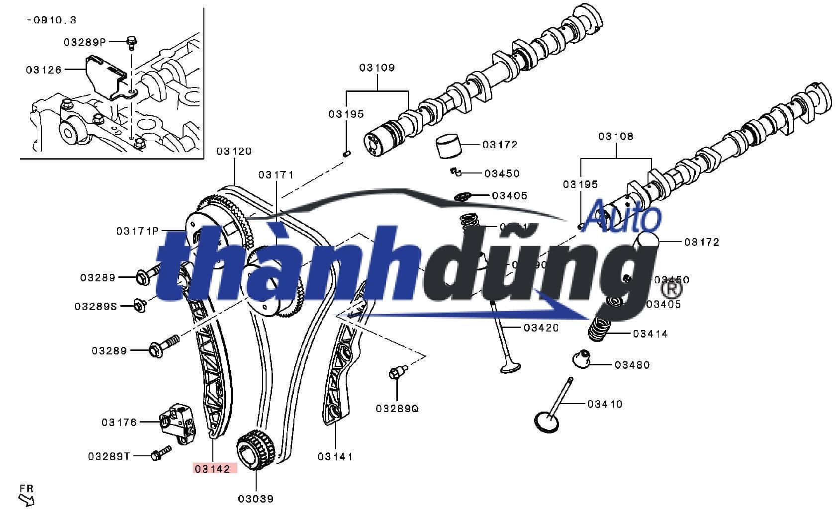 TY XÍCH CAM NHỰA NGẮNG HYUNDAI STAREX - Ảnh 4