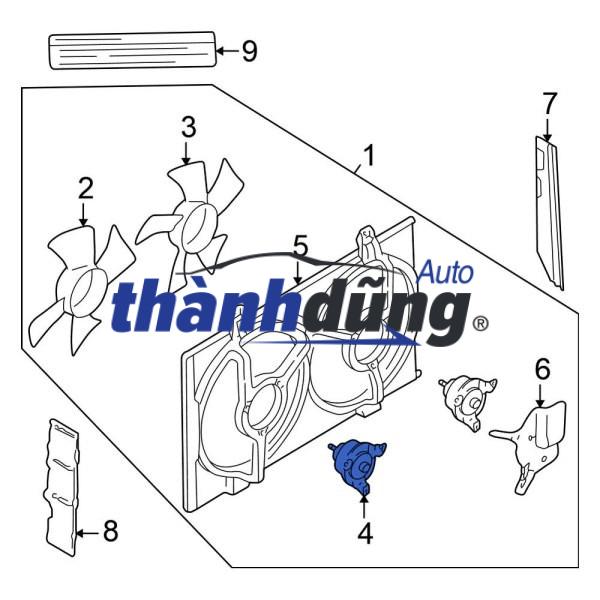 MÔ TƠ QUẠT GIÓ ĐỘNG CƠ HYUNDAI CRETA 2023 | 25386I7160 - Ảnh 5