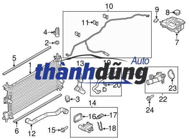 ỐNG BÌNH NƯỚC PHỤ AUDI A6 QUATTRO 2.0 | 4G0121081AE - Ảnh 5