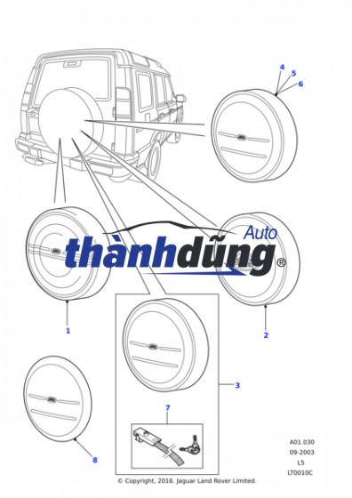 CHỤP VỎ DỰ PHÒNG FORD ECOSPORT 2016 | CN1J18321BA - Ảnh 4