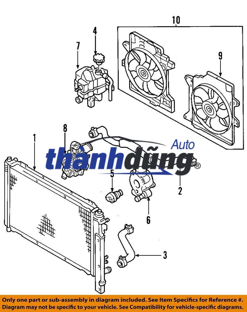 ỐNG NƯỚC ĐÔI FORD MONDEO 2.5 2004 | 2S718N039AE - Ảnh 3
