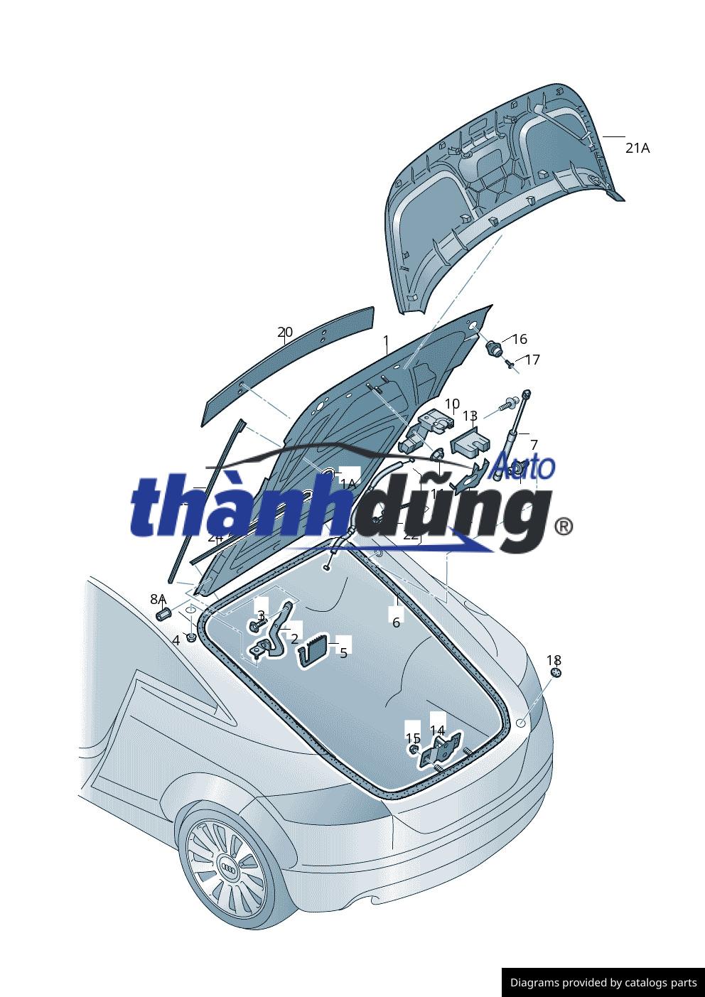 CAO SU GIẢM CHÂN CAPO FORD FOCUS 2015 | 8V4116C618BE - Ảnh 4