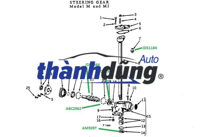 TRỤC VÍT CỘT LÁI KIA RIO | 56310B421 - Ảnh 4