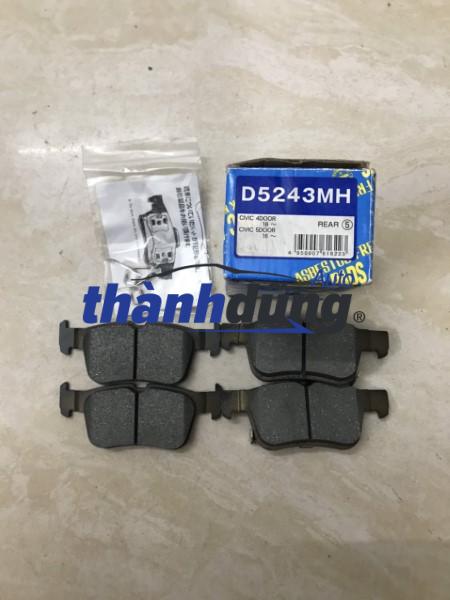 MÁ PHANH SAU HONDA CIVIC 2016 | 43022TBAA01