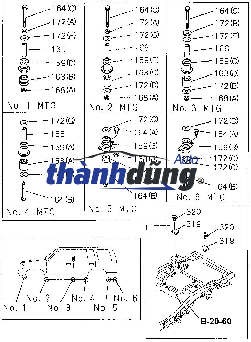 CAO SU CHÂN CABIN PHẢI ISUZU MU-X - Ảnh 4