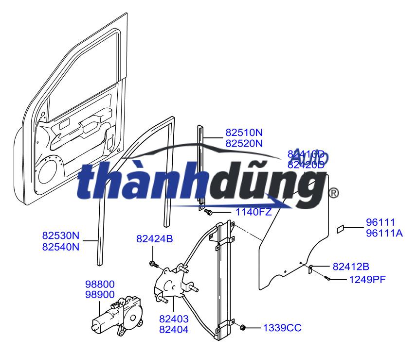 gioăng trượt kính, gioăng lên xuống kính, gioăng kính cánh cửa