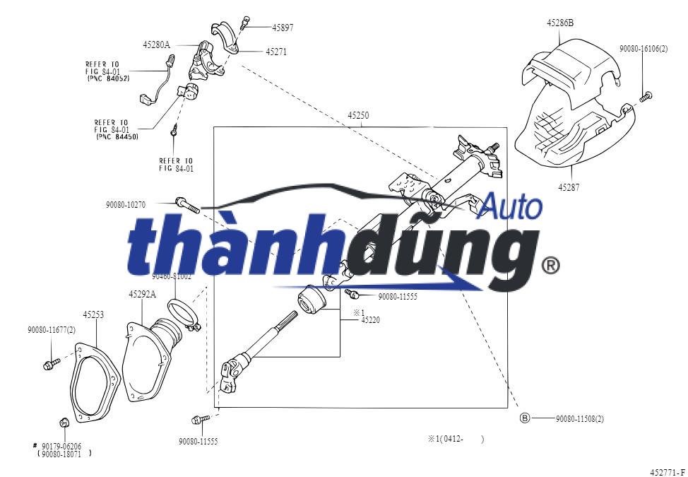 KHỚP LÁI CÁC ĐĂNG TOYOTA YARIS 2020 | 452090D080 - Ảnh 4