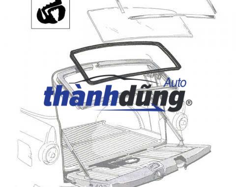 KÍNH THÙNG SAU HYUNDAI PORTER 2 2004-2016 | 8611043012R - Ảnh 4