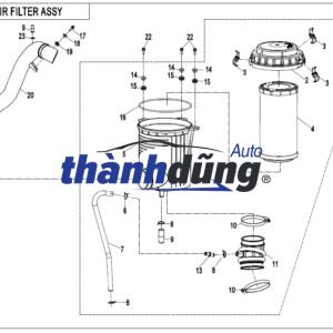 VỎ HỘP LỌC GIÓ HYUNDAI PORTER 2 2006-2017 | 281114F000 - Ảnh 4
