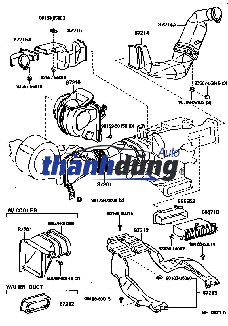 CỬA LẤY GIÓ HYUNDAI AVANTE 2008-2012 | 282122H000 - Ảnh 3