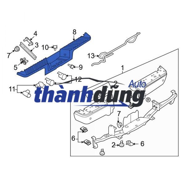 ỐP NHỰA CẢN SAU HONDA CITY 2016 | 71505T9DK00 - Ảnh 3