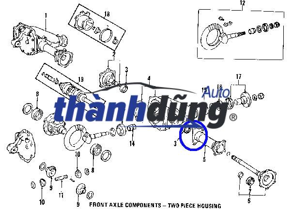 PHỚT CẦU SAU FORD EXPLORER 2.0 SPORT | 3L8Z4N046AA - Ảnh 4
