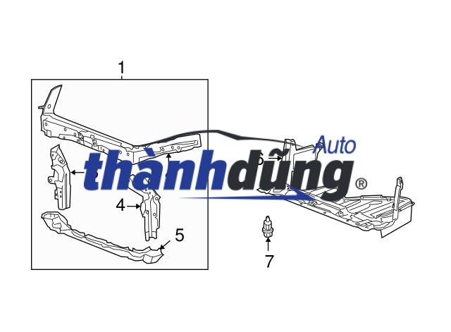 GIÁ BẮT ĐÈN PHA TRÁI HONDA CITY 2017 | 04611T9AT00ZZ - Ảnh 4