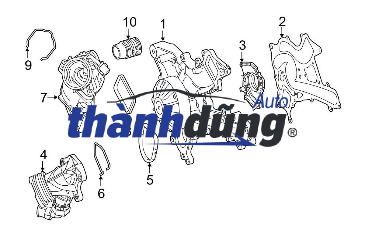 PHỚT BƠM NƯỚC MERCEDES CLS400 | 2762010703 - Ảnh 3