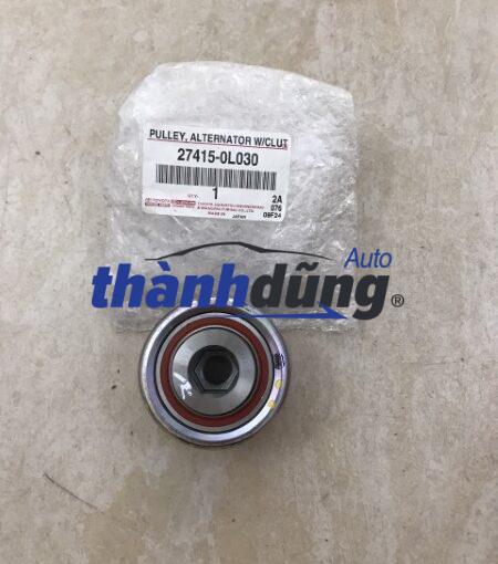 PULY MÁY PHÁT ĐIỆN TOYOTA FORTUNER 2.4L 2009