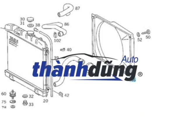 LỒNG QUẠT KÉT NƯỚC TOYOTA VIOS 2014 | 16711-0Y090 - Ảnh 5