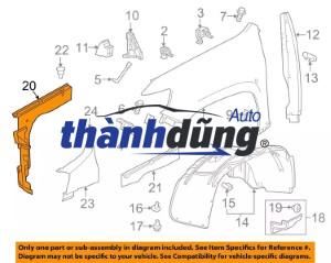 ỐP TRÊN TAI XE DAEWOO LACETTI 2009-2011 - Ảnh 3