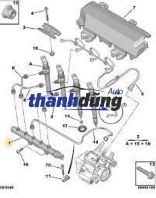 CẢM BIẾN ÁP SUẤT THANH RAY NHIÊN LIỆU HYUNDAI HD65 | 49900-06111 - Ảnh 4