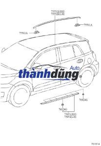 GIOĂNG ĐỆM NÓC TOYOTA VIOS 2019 - Ảnh 4