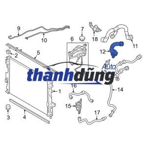 ỐNG NƯỚC KÉT TRÊN XE CHEVROLET SPARK 2015 | 95153879 - Ảnh 4