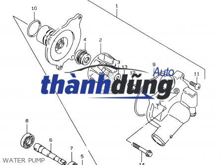 BƠM NƯỚC DAEWOO NUBIRA 1999-2005 | 96352648 - Ảnh 4