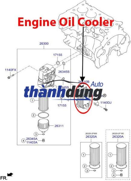 KÉT GIẢI NHIỆT DẦU HỘP SỐ MITSUBISHI MIRAGE | 2920A501 - Ảnh 5