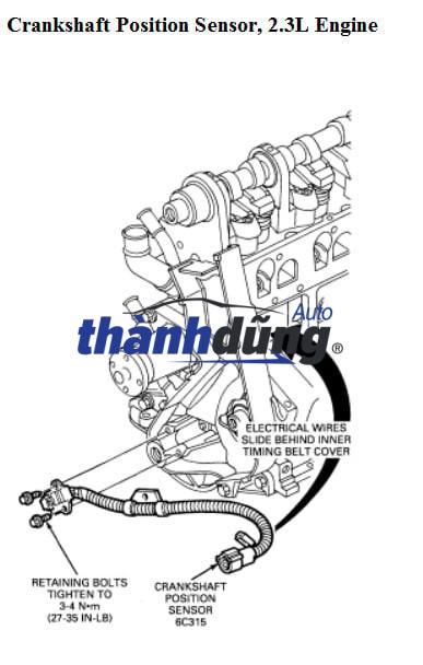 CẢM BIẾN TRỤC CƠ FORD ESCAPE 3.0 2007 | GY07-18-221A - Ảnh 5