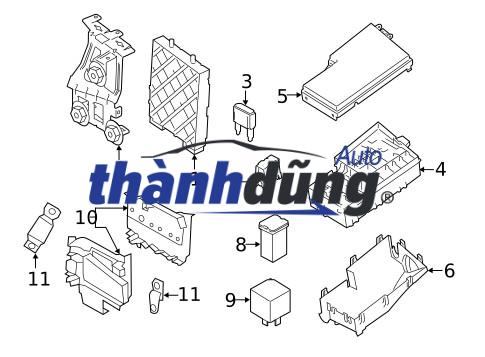 HỘP CẦU CHÌ XE KIA SEDONA 3.3L V6 | 91951A9210 - Ảnh 7