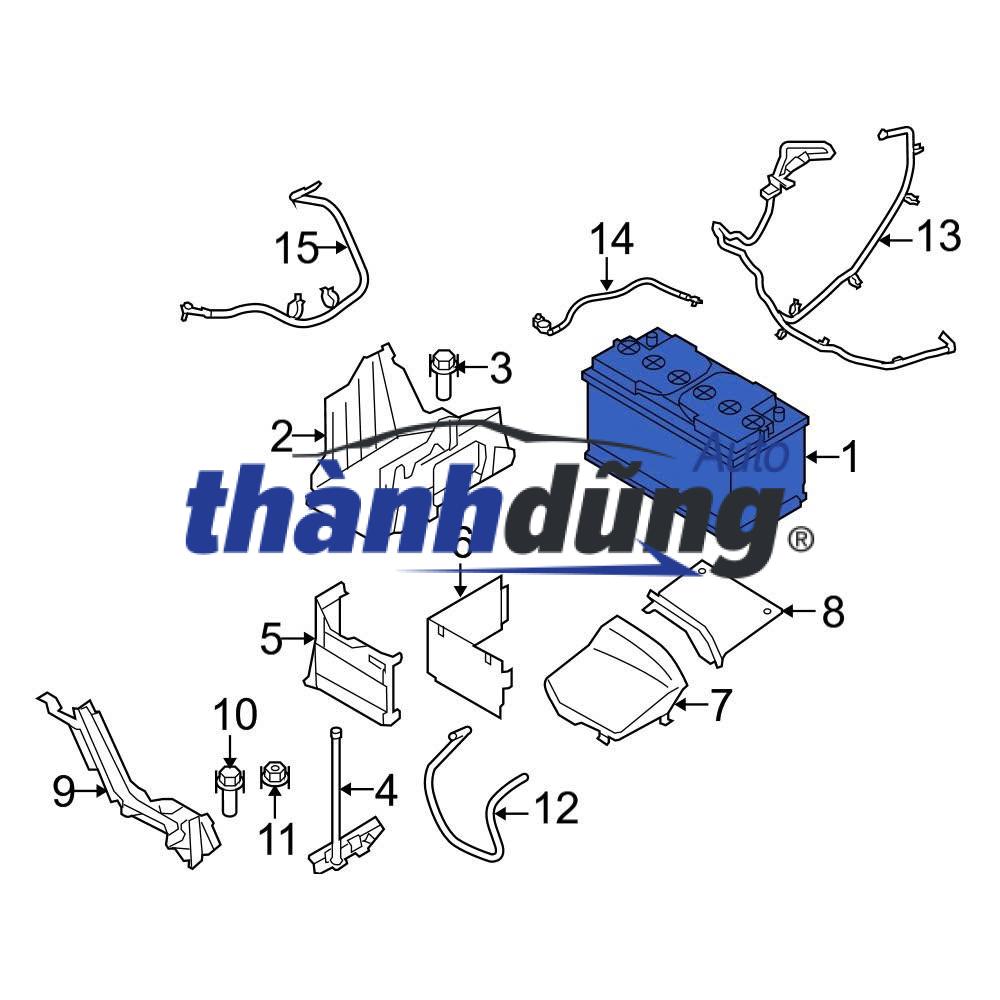 nắp đậy bình ắc quy, giá đỡ bình ắc quy, đế đỡ bình ắc quy , hộp đựng bình ắc quy