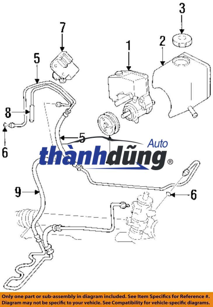 BƠM TRỢ LỰC LÁI PEUGEOT 307 2008-2013 | 9676734380 - Ảnh 4