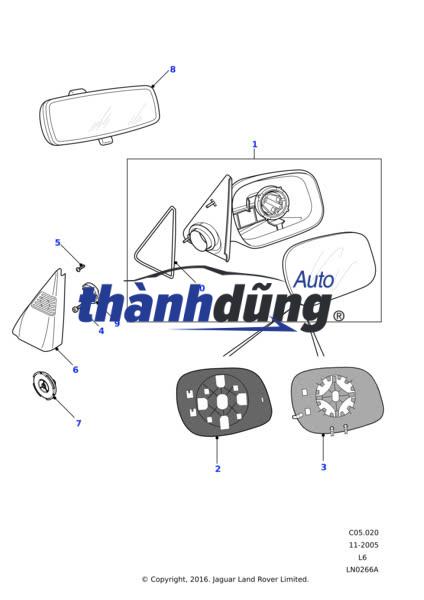 MÔ TƠ CHỈNH GƯƠNG FORD TRANSIT V348 2012 | JDC0280000 - Ảnh 5