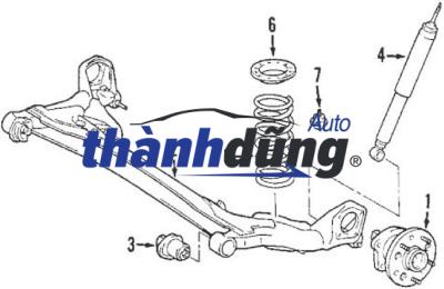 DẦM CẦU TRƯỚC HYUNDAI MIGHTY 2006 | 51110-5H001 - Ảnh 4