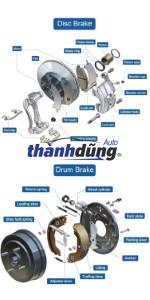 TĂM BUA PHANH SAU NISSAN NAVARA D23 2018 | 432064JA0A - Ảnh 6