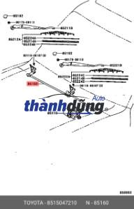 CƠ CẤU GẠT MƯA DAEWOO LANOS 2003 | 96303360 - Ảnh 5