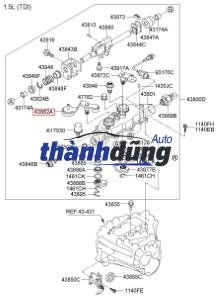 CẦN CHUYỂN SỐ HYUNDAI HD78 2006-2016 | 4388247000 - Ảnh 3