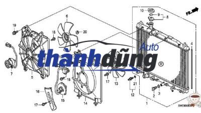 CÁNH QUẠT KÉT NƯỚC XE HYUNDAI SOLATI 2022 | 9923259000 - Ảnh 3