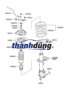 GIẢM XÓC XE KIA RONDO 2016 | 55310-A4100 - Ảnh 5
