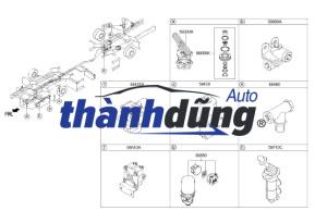 TỔNG PHANH HƠI 4 LỖ THACO OLLIN 700C | 35140040000 - Ảnh 3