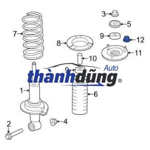 CAO SU ĐỆM LÒ XO GIẢM XÓC CHEVROLET CRUZE | 90538496 - Ảnh 5