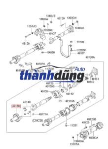 KHẨU NỐI CÁC ĐĂNG HYUNDAI STAREX D4BH | 491204A000 - Ảnh 4
