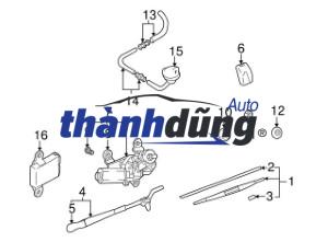 NẮP CHỤP CẦN GẠT MƯA TRƯỚC HYUNDAI KONA | 983803N050 - Ảnh 4