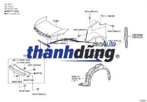 NẸP NÓC TRÁI MITSUBISHI MIRAGE | 7400A373 - Ảnh 5