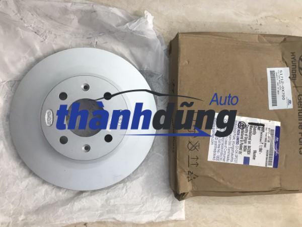 ĐĨA PHANH TRƯỚC HYUNDAI I10 1.0L 2017 | 51712-0X700 - Ảnh 2